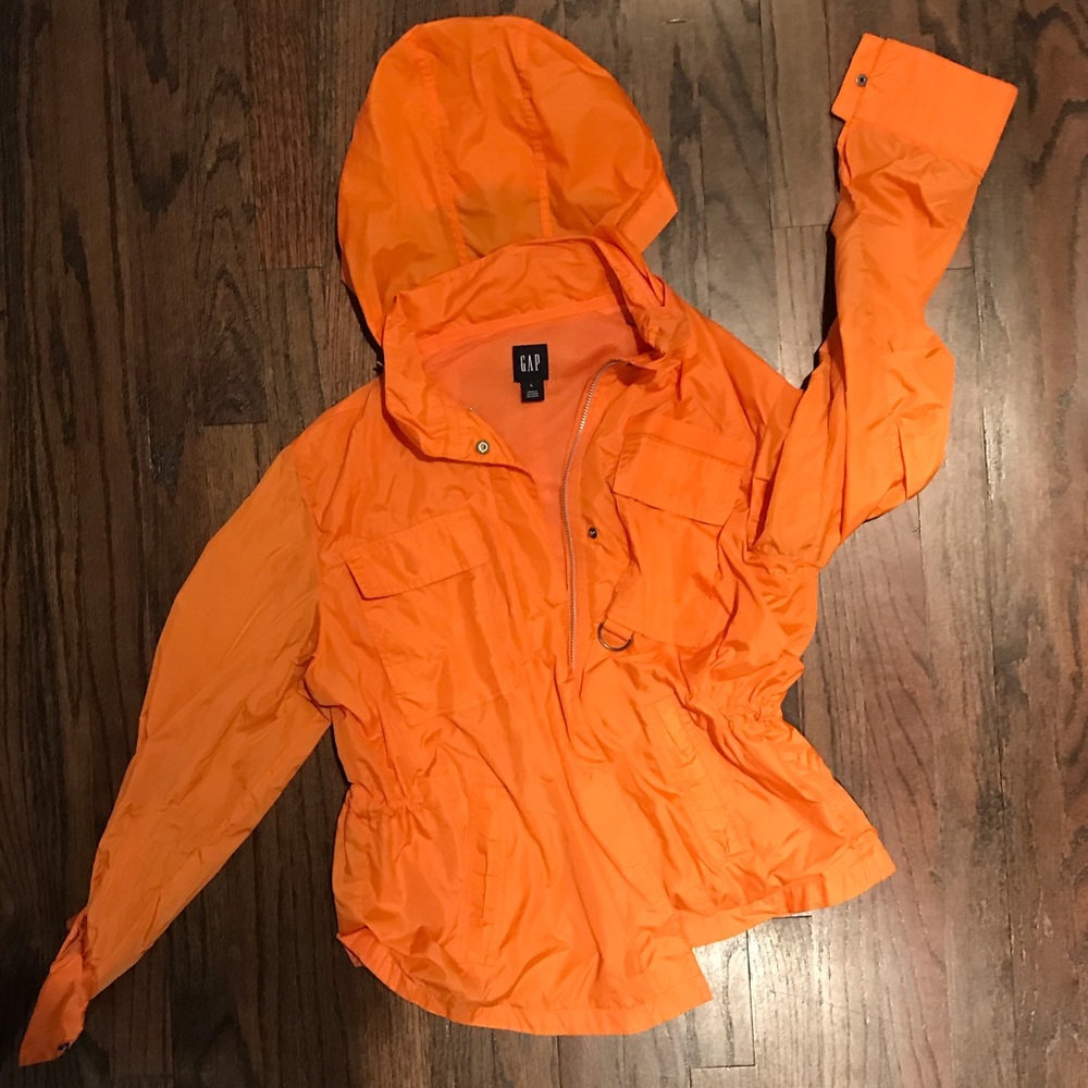 GAP Orange Windbreaker